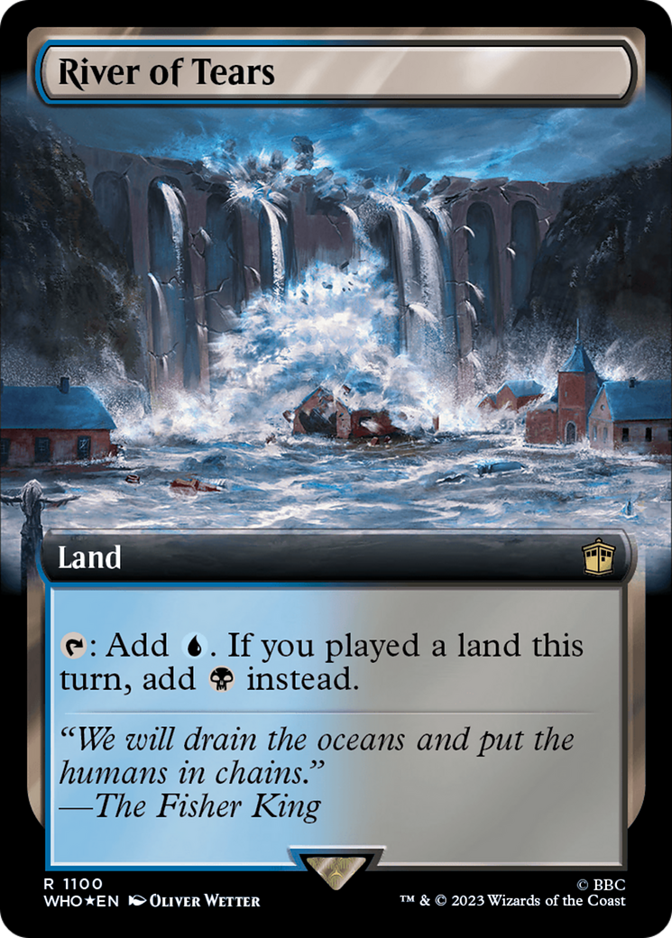 River of Tears (Extended Art) (Surge Foil) [Doctor Who] | Game Master's Emporium (The New GME)