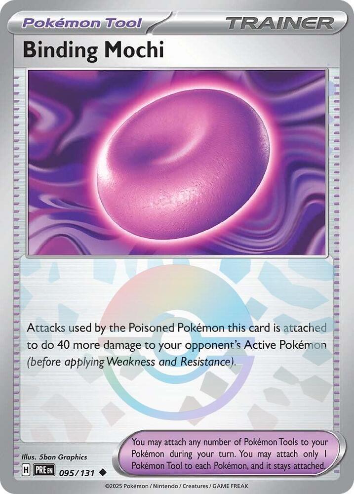 Binding Mochi (095/131) (Poke Ball Pattern) [Scarlet & Violet: Prismatic Evolutions] | Game Master's Emporium (The New GME)