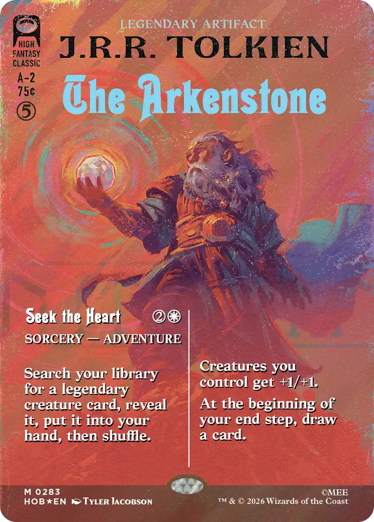 The Arkenstone (Borderless) (Surge Foil) [The Hobbit] | Game Master's Emporium (The New GME)