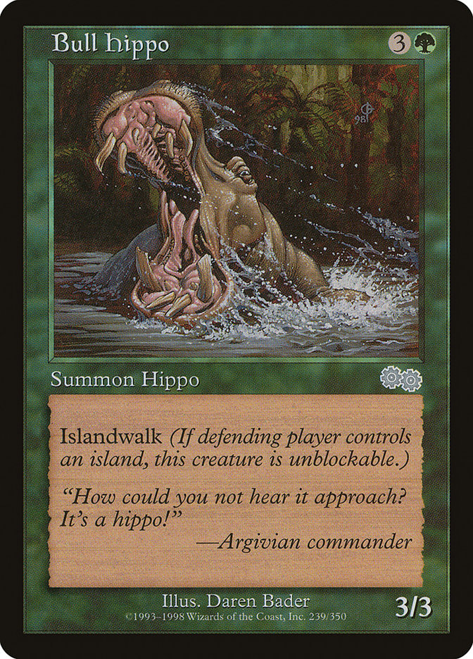 Bull Hippo [Urza's Saga] | Game Master's Emporium (The New GME)