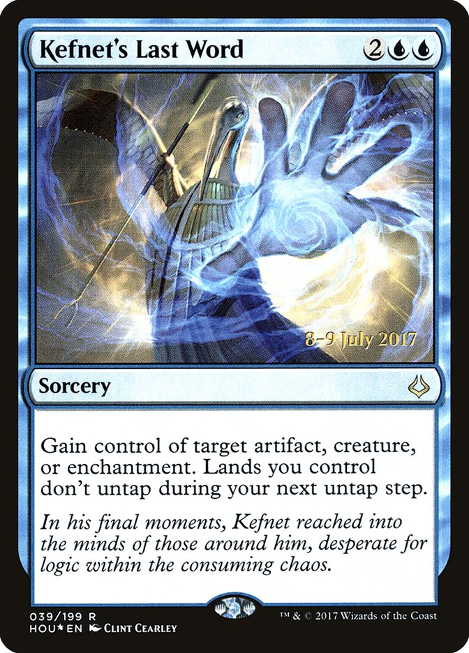 Kefnet's Last Word [Hour of Devastation Prerelease Promos] | Game Master's Emporium (The New GME)