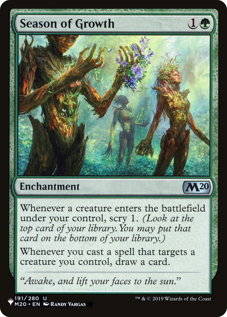 Season of Growth [The List] | Game Master's Emporium (The New GME)