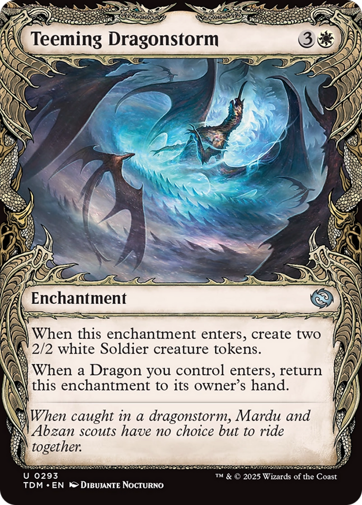Teeming Dragonstorm (Showcase) [Tarkir: Dragonstorm] | Game Master's Emporium (The New GME)