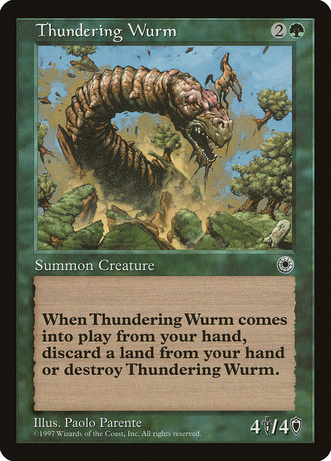 Thundering Wurm [Portal] | Game Master's Emporium (The New GME)