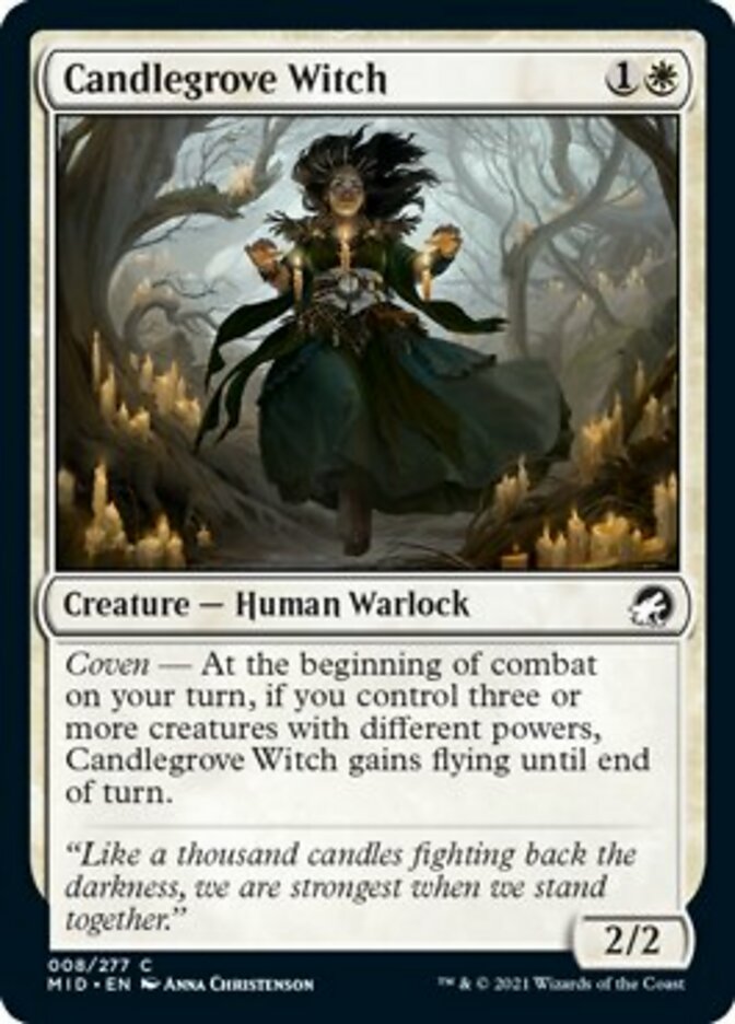 Candlegrove Witch [Innistrad: Midnight Hunt] | Game Master's Emporium (The New GME)