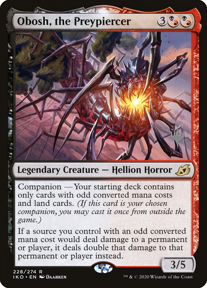 Obosh, the Preypiercer (Promo Pack) [Ikoria: Lair of Behemoths Promos] | Game Master's Emporium (The New GME)
