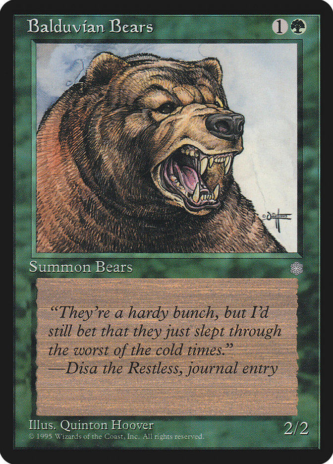 Balduvian Bears [Ice Age] | Game Master's Emporium (The New GME)