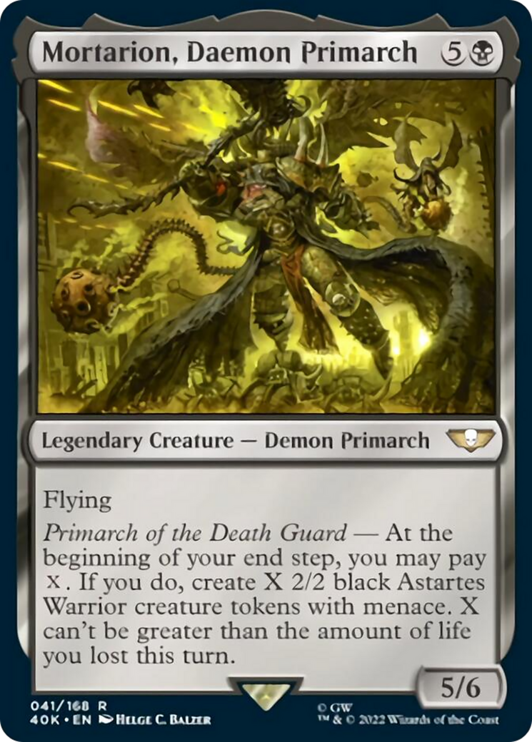 Mortarion, Daemon Primarch (Surge Foil) [Warhammer 40,000] | Game Master's Emporium (The New GME)