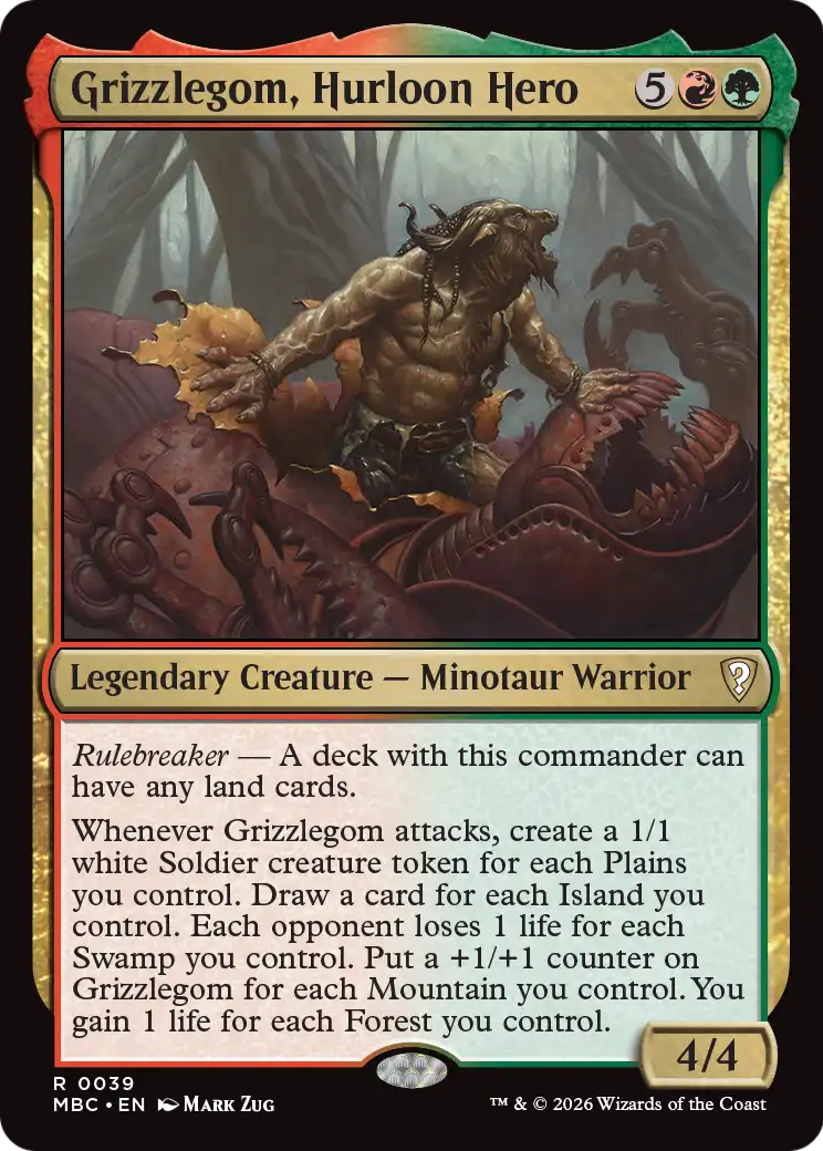Grizzlegom, Hurloon Hero [Mystery Booster: Commander Edition] | Game Master's Emporium (The New GME)