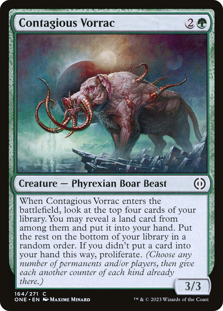 Contagious Vorrac [Phyrexia: All Will Be One] | Game Master's Emporium (The New GME)