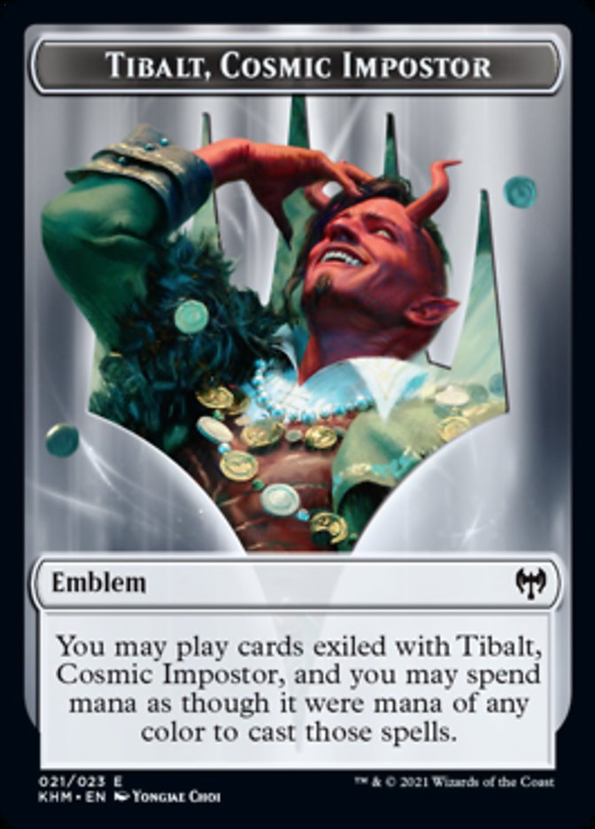 Tibalt, Cosmic Impostor Emblem [Kaldheim Tokens] | Game Master's Emporium (The New GME)