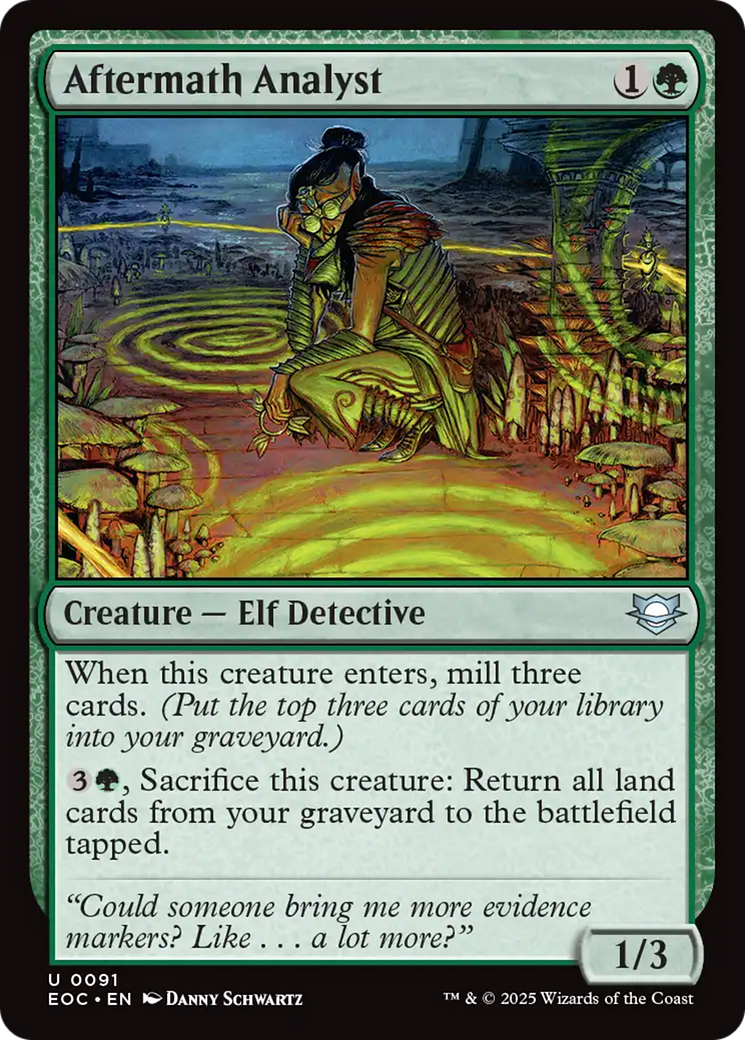 Aftermath Analyst [Edge of Eternities Commander] | Game Master's Emporium (The New GME)