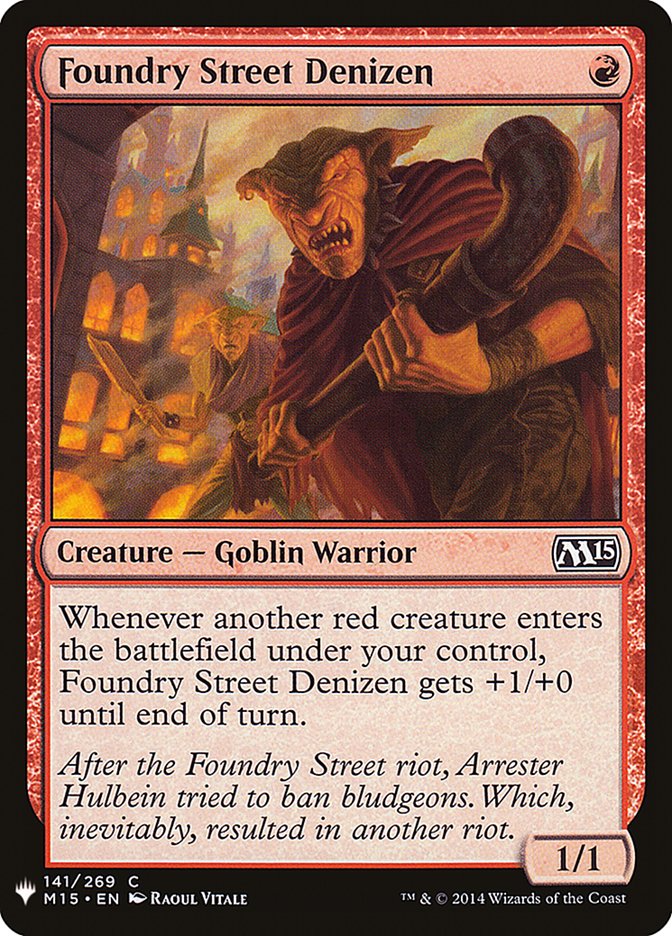 Foundry Street Denizen [Mystery Booster] | Game Master's Emporium (The New GME)