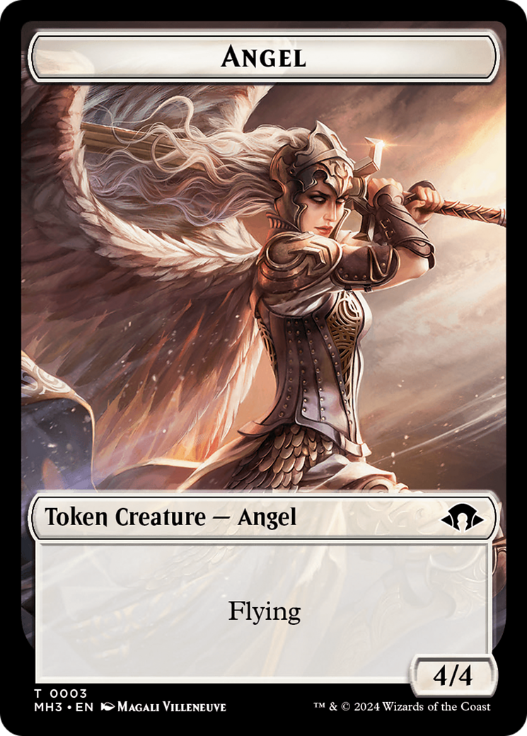 Servo // Angel Double-Sided Token [Modern Horizons 3 Tokens] | Game Master's Emporium (The New GME)