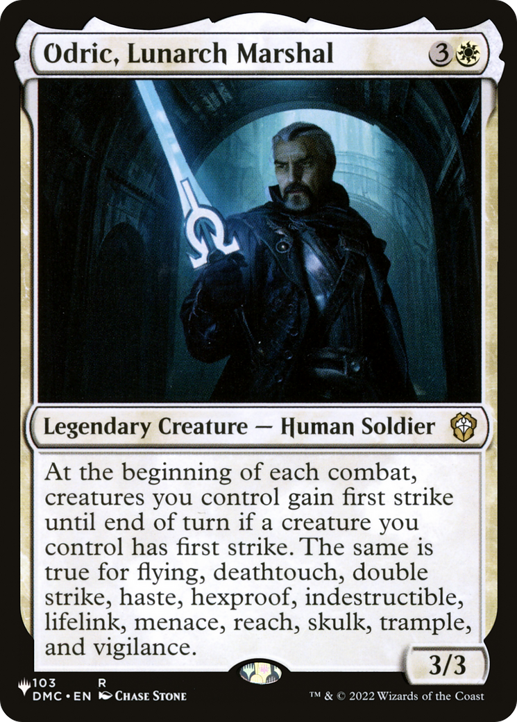 Odric, Lunarch Marshal (DMC) [The List] | Game Master's Emporium (The New GME)