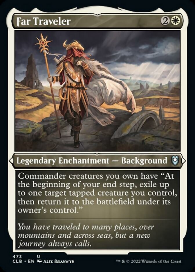 Far Traveler (Foil Etched) [Commander Legends: Battle for Baldur's Gate] | Game Master's Emporium (The New GME)