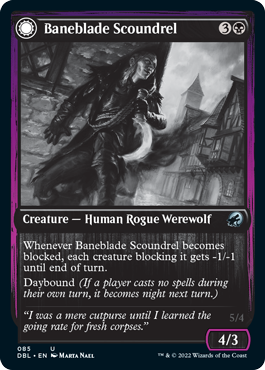 Baneblade Scoundrel // Baneclaw Marauder [Innistrad: Double Feature] | Game Master's Emporium (The New GME)