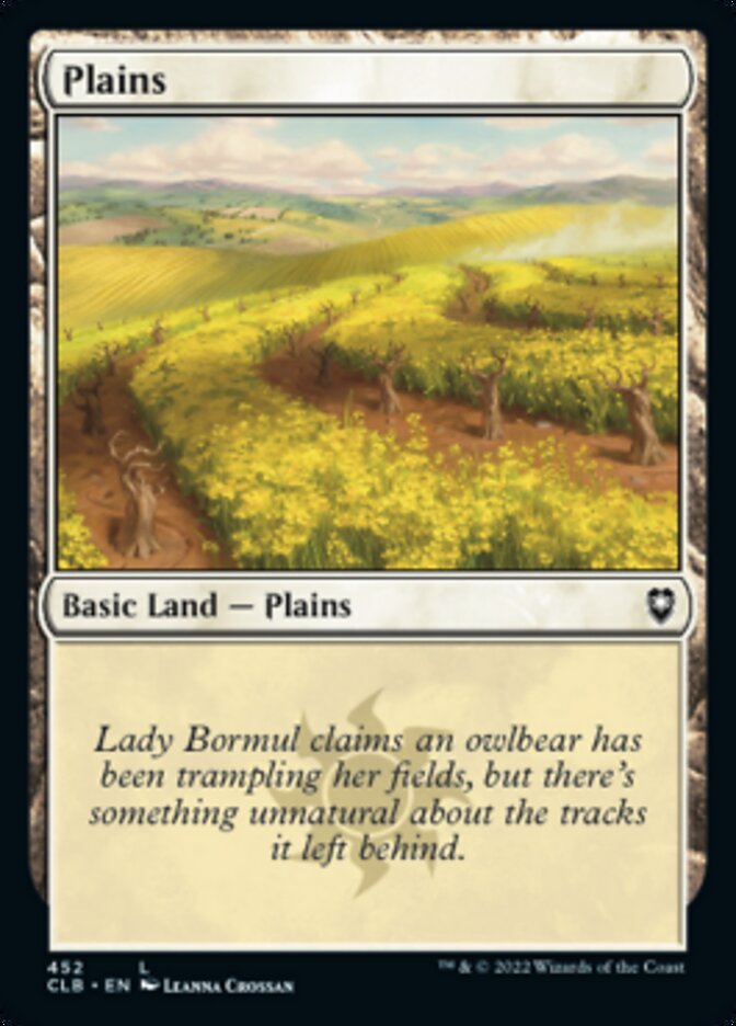 Plains (452) [Commander Legends: Battle for Baldur's Gate] | Game Master's Emporium (The New GME)
