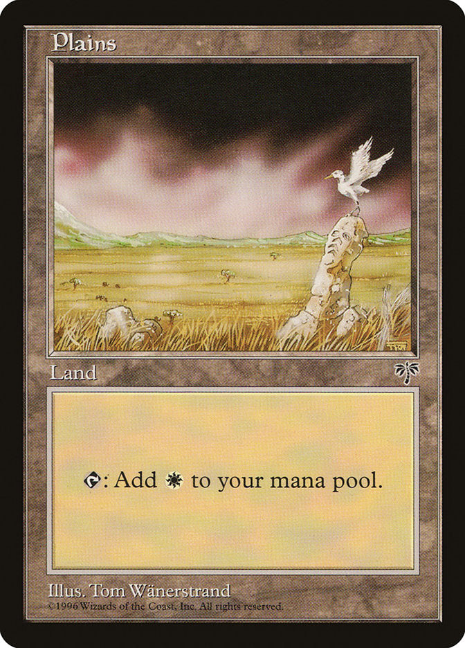 Plains (No Oxen / Signature on Right) [Mirage] | Game Master's Emporium (The New GME)