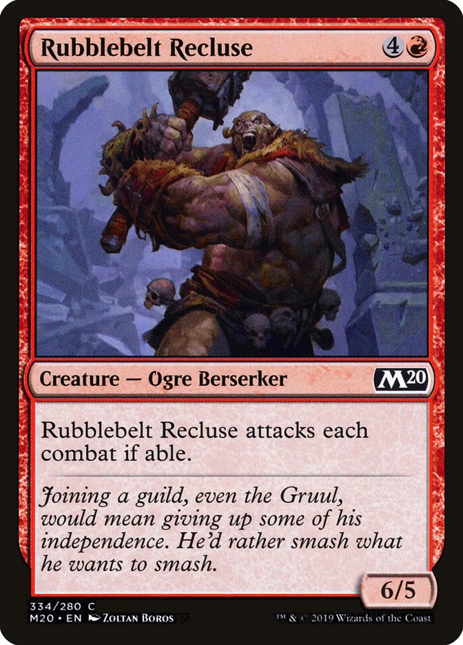 Rubblebelt Recluse [Core Set 2020] | Game Master's Emporium (The New GME)