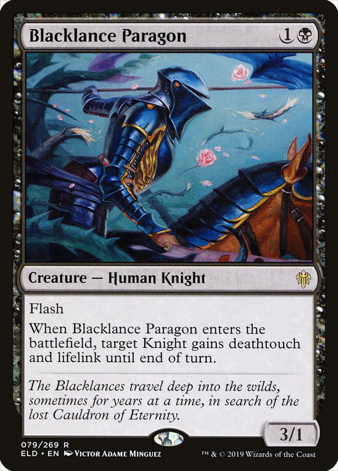 Blacklance Paragon [Throne of Eldraine] | Game Master's Emporium (The New GME)