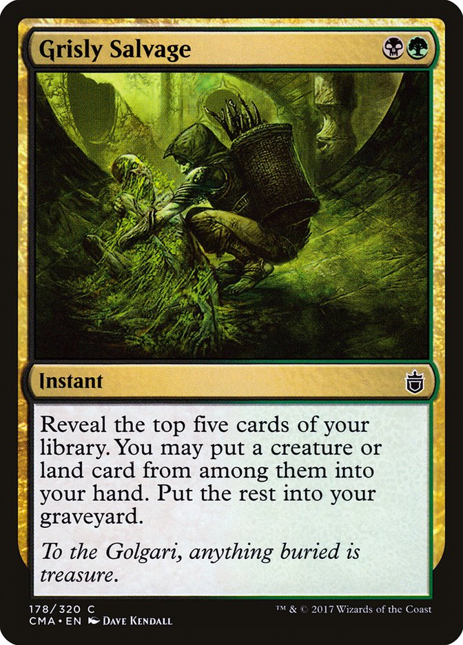 Grisly Salvage [Commander Anthology] | Game Master's Emporium (The New GME)
