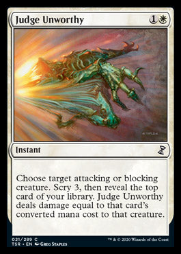 Judge Unworthy [Time Spiral Remastered] | Game Master's Emporium (The New GME)