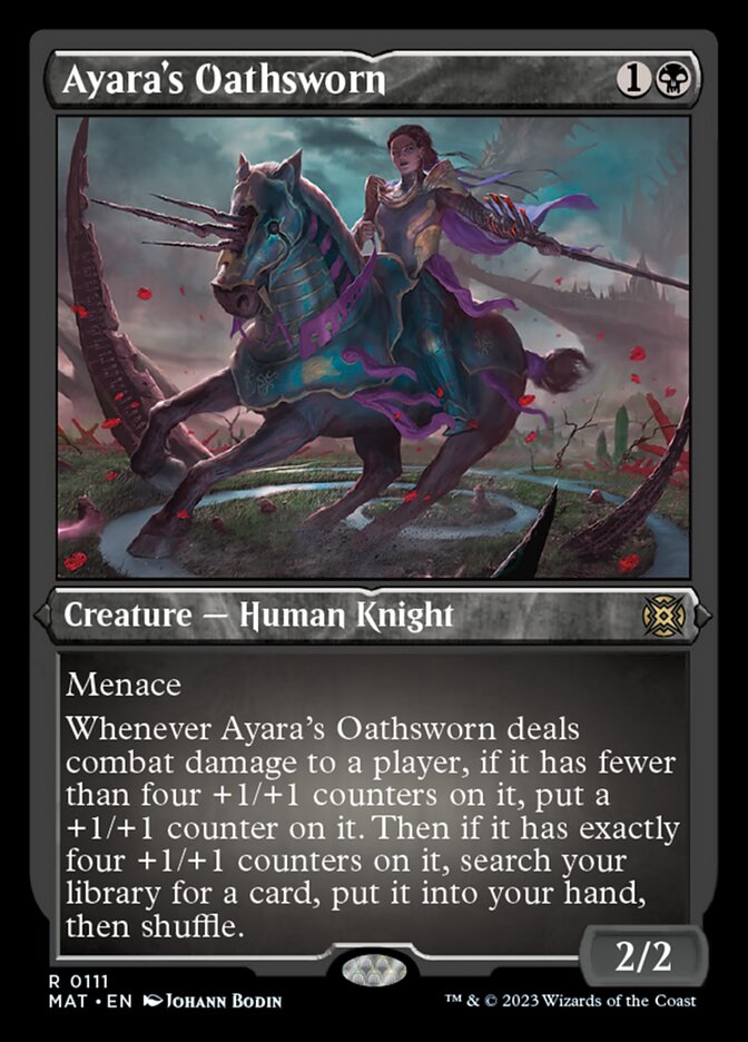 Ayara's Oathsworn (Foil Etched) [March of the Machine: The Aftermath] | Game Master's Emporium (The New GME)