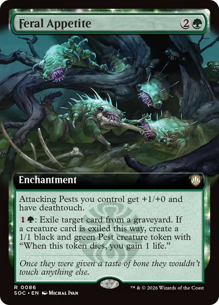 Feral Appetite (Extended Art) [Secrets of Strixhaven Commander] | Game Master's Emporium (The New GME)