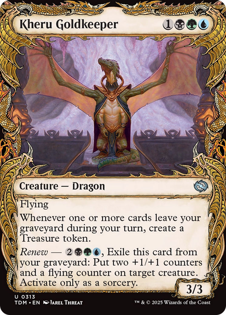 Kheru Goldkeeper (Showcase) [Tarkir: Dragonstorm] | Game Master's Emporium (The New GME)
