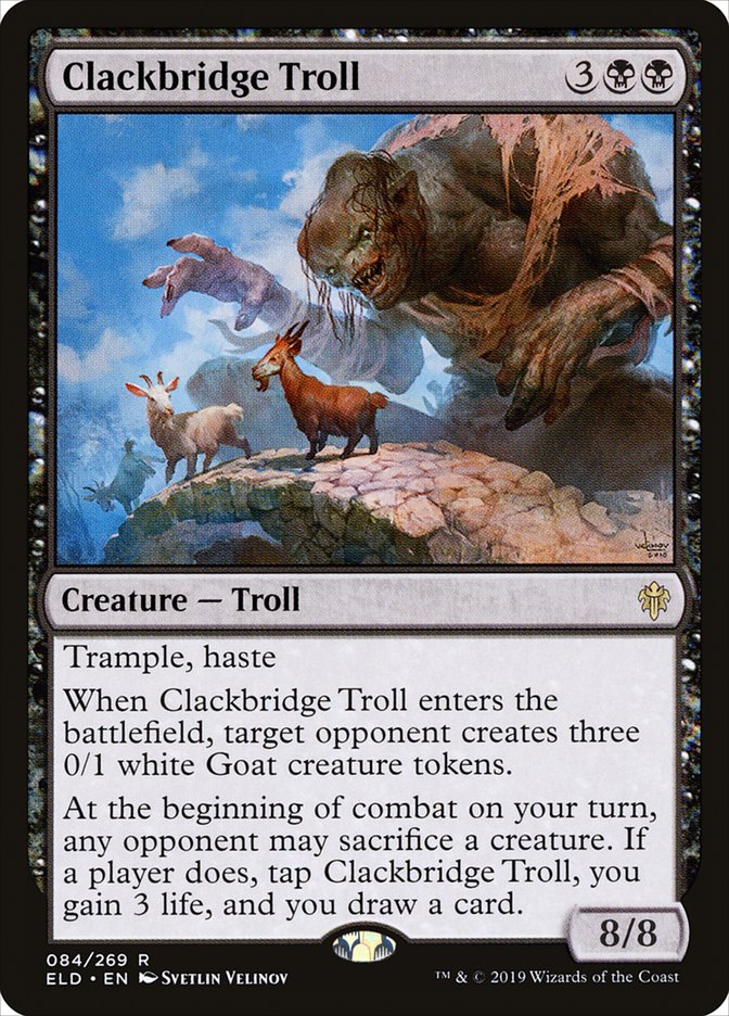 Clackbridge Troll [Throne of Eldraine] | Game Master's Emporium (The New GME)