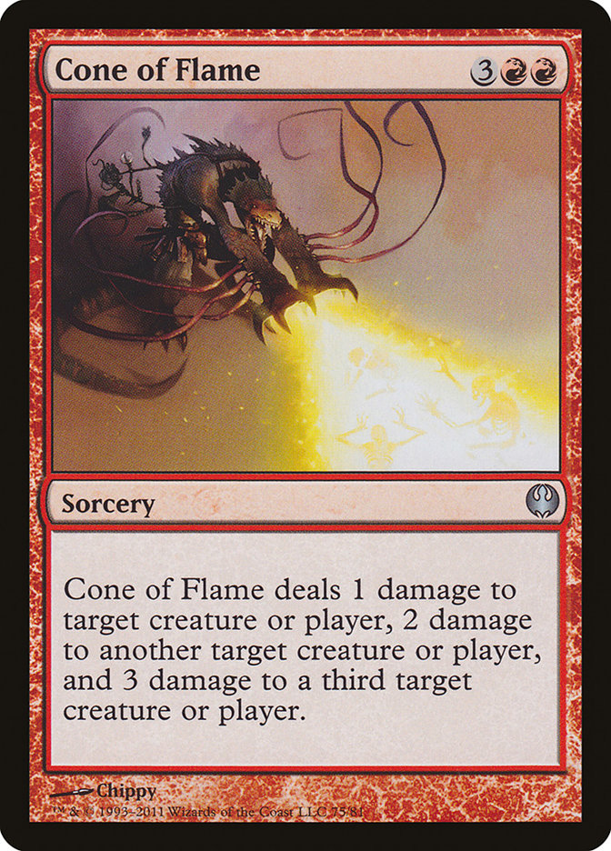 Cone of Flame [Duel Decks: Knights vs. Dragons] | Game Master's Emporium (The New GME)