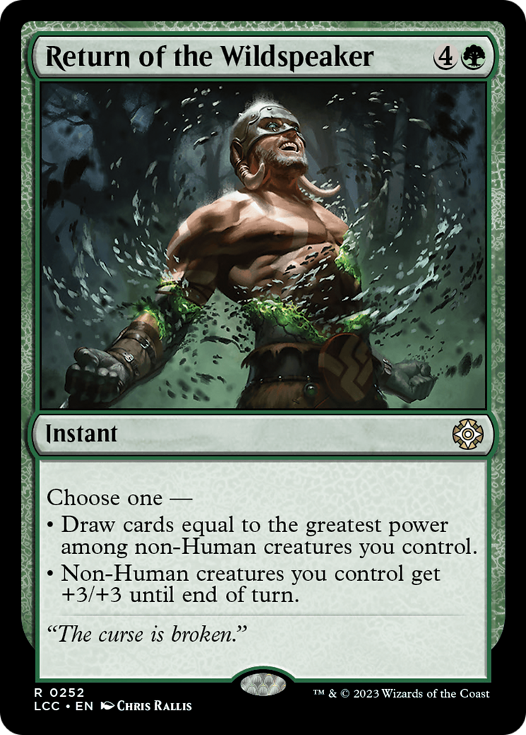 Return of the Wildspeaker [The Lost Caverns of Ixalan Commander] | Game Master's Emporium (The New GME)