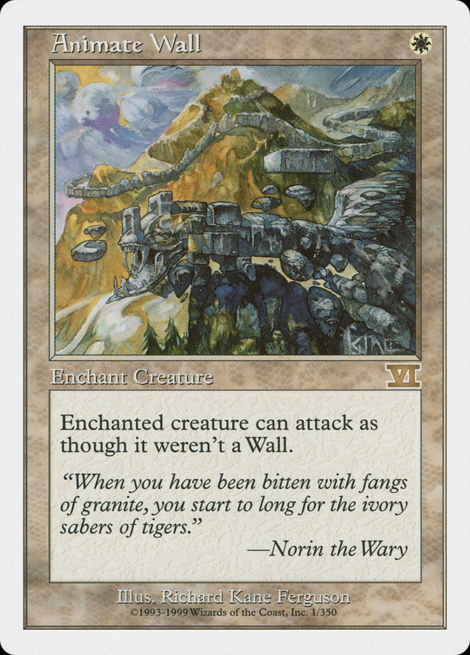 Animate Wall [Classic Sixth Edition] | Game Master's Emporium (The New GME)