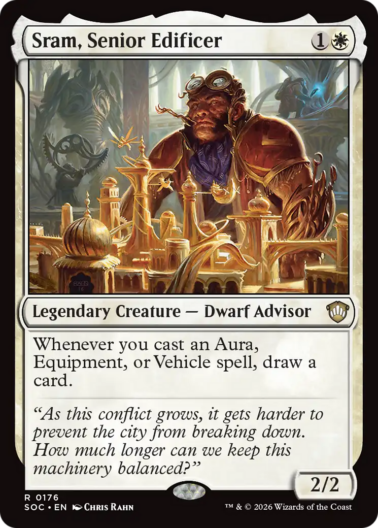 Sram, Senior Edificer [Secrets of Strixhaven Commander] | Game Master's Emporium (The New GME)