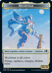 Spirit (002) // Mechtitan Double-Sided Token [Kamigawa: Neon Dynasty Tokens] | Game Master's Emporium (The New GME)