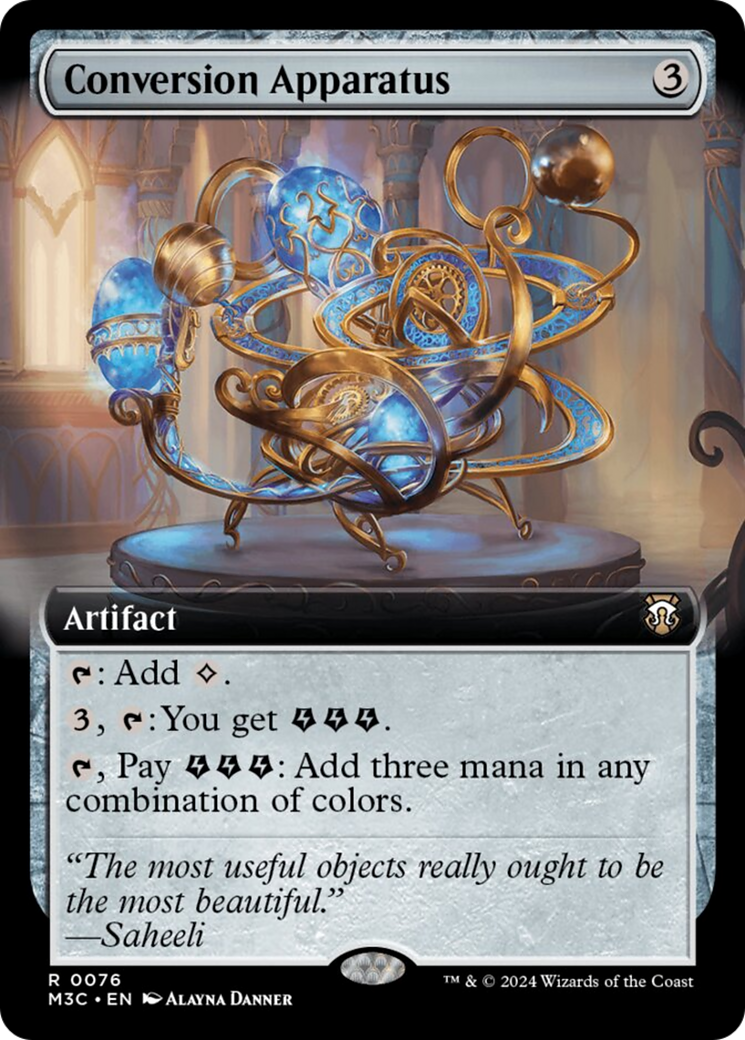 Conversion Apparatus (Extended Art) (Ripple Foil) [Modern Horizons 3 Commander] | Game Master's Emporium (The New GME)