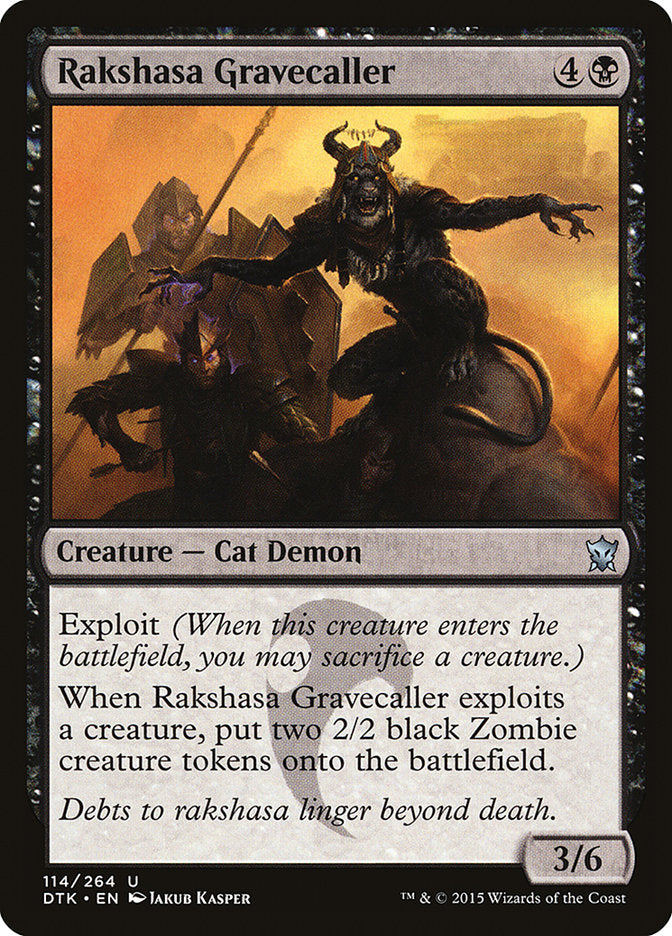 Rakshasa Gravecaller [Dragons of Tarkir] | Game Master's Emporium (The New GME)