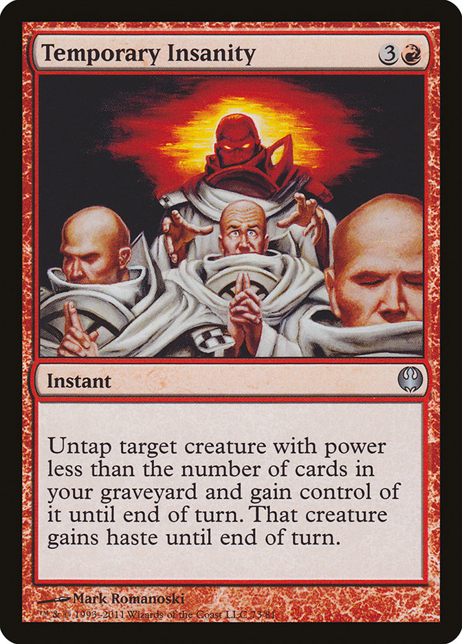 Temporary Insanity [Duel Decks: Knights vs. Dragons] | Game Master's Emporium (The New GME)