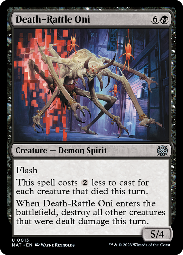Death-Rattle Oni [March of the Machine: The Aftermath] | Game Master's Emporium (The New GME)