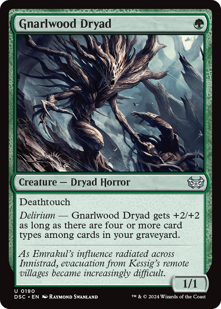 Gnarlwood Dryad [Duskmourn: House of Horror Commander] | Game Master's Emporium (The New GME)