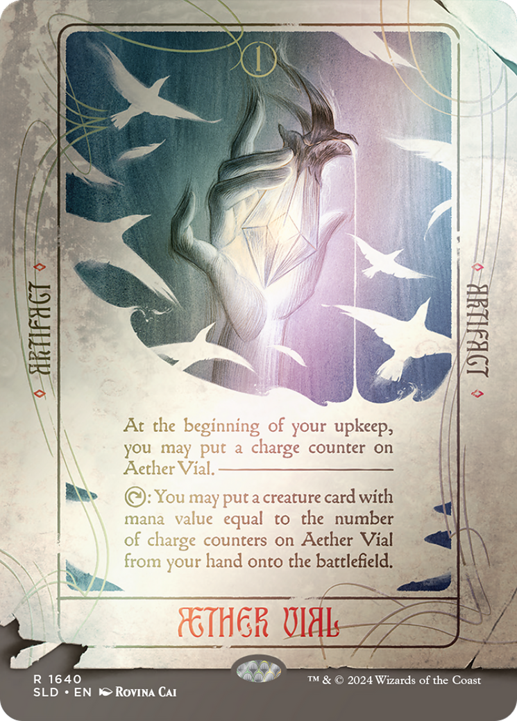 Aether Vial (Rainbow Foil) [Secret Lair Drop Series] | Game Master's Emporium (The New GME)