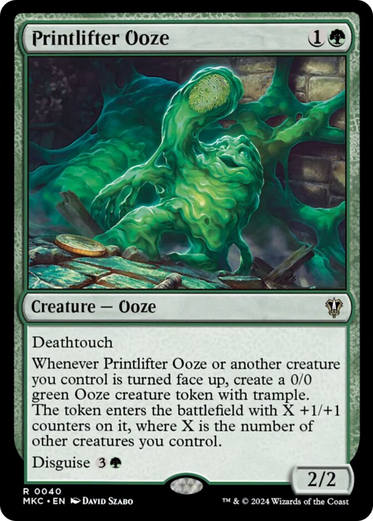 Printlifter Ooze [Murders at Karlov Manor Commander] | Game Master's Emporium (The New GME)