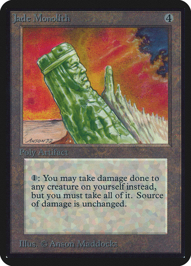 Jade Monolith [Alpha Edition] | Game Master's Emporium (The New GME)