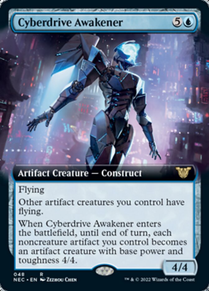 Cyberdrive Awakener (Extended Art) [Kamigawa: Neon Dynasty Commander] | Game Master's Emporium (The New GME)