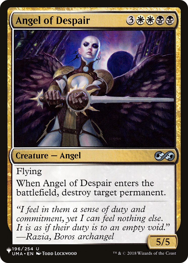 Angel of Despair [The List Reprints] | Game Master's Emporium (The New GME)