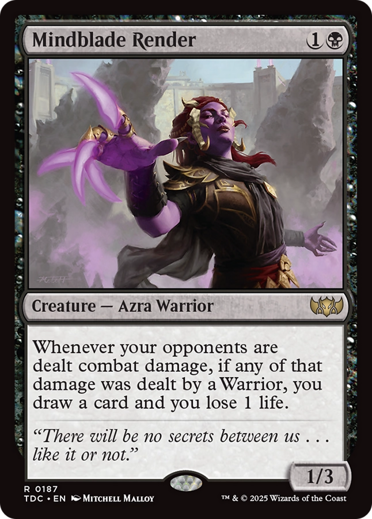 Mindblade Render [Tarkir: Dragonstorm Commander] | Game Master's Emporium (The New GME)