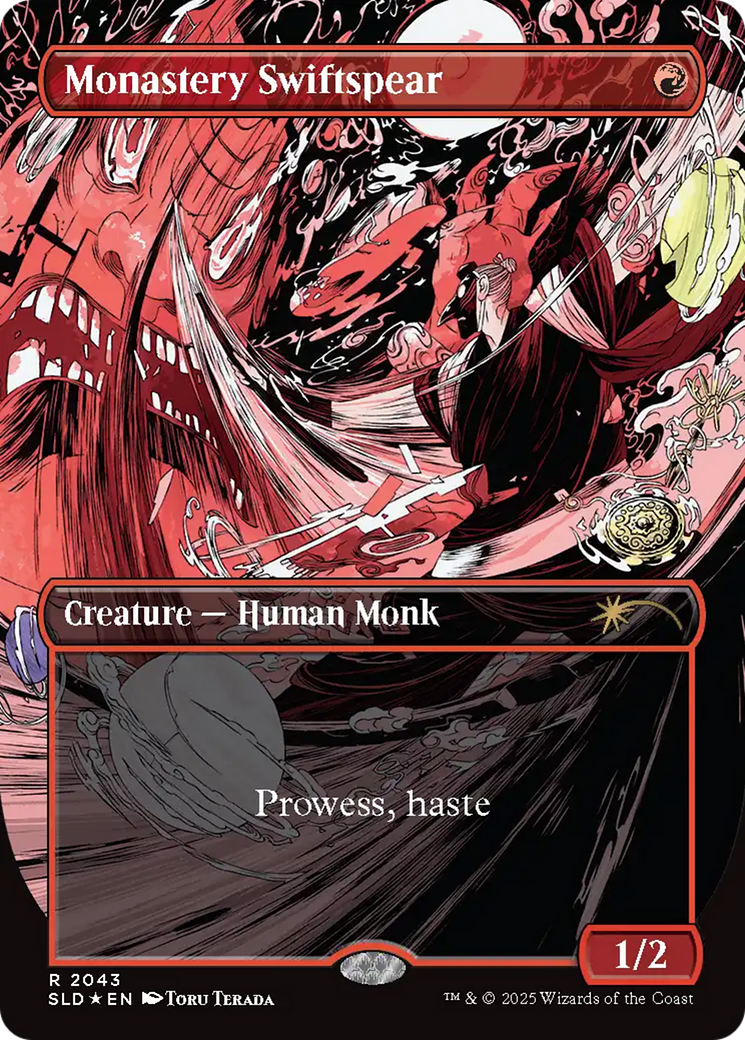 Monastery Swiftspear (2043) (Raised Foil) [Secret Lair Drop Series] | Game Master's Emporium (The New GME)