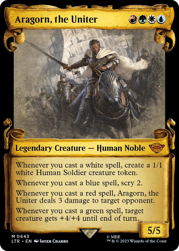Aragorn, the Uniter [The Lord of the Rings: Tales of Middle-Earth Showcase Scrolls] | Game Master's Emporium (The New GME)