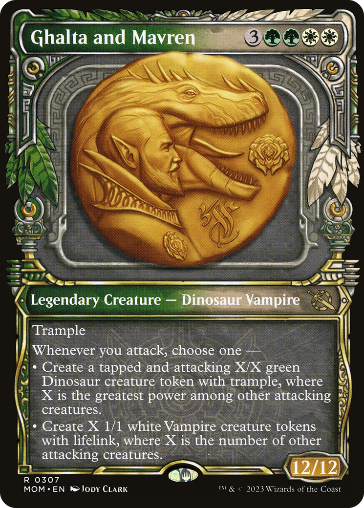 Ghalta and Mavren (Showcase Planar Booster Fun) [March of the Machine] | Game Master's Emporium (The New GME)